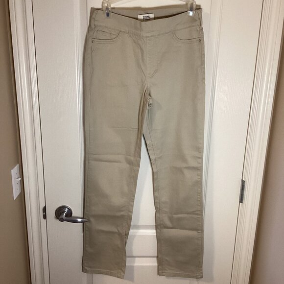 2016 by Parasuco Women's Stretchy Pants Size 10 Straight Leg Casual Pull-on - Picture 1 of 7
